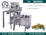 Automatic Ziplock Bag Walnut Packaging Machine with 4 Electric Scale